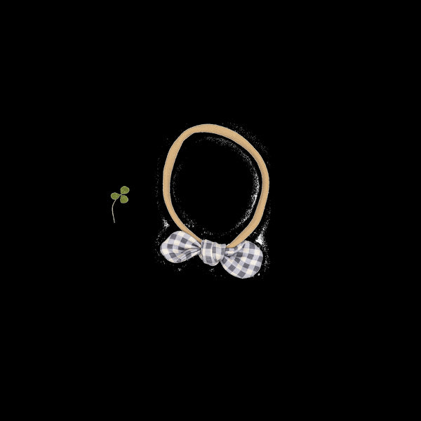 the-printed-bow-steel-gingham Lovely Littles - Sophia's StyleBow-1